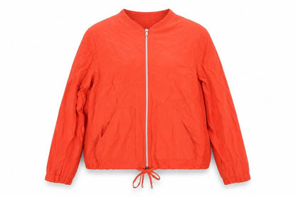 Emila Lay Womens Red Jacket Size 18 Zip
