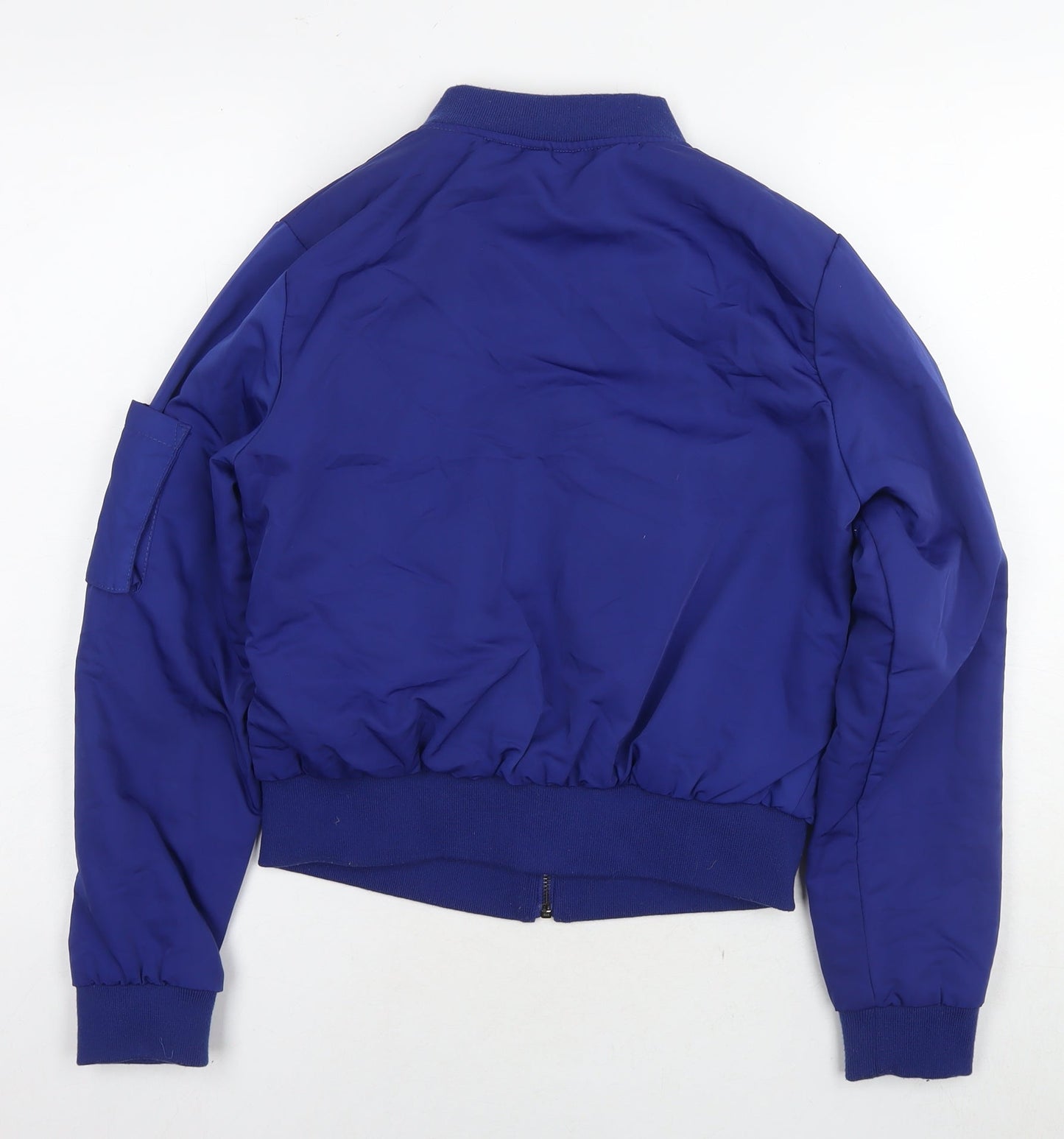 Womens UK Size 10 Select Blue Bomber Jacket