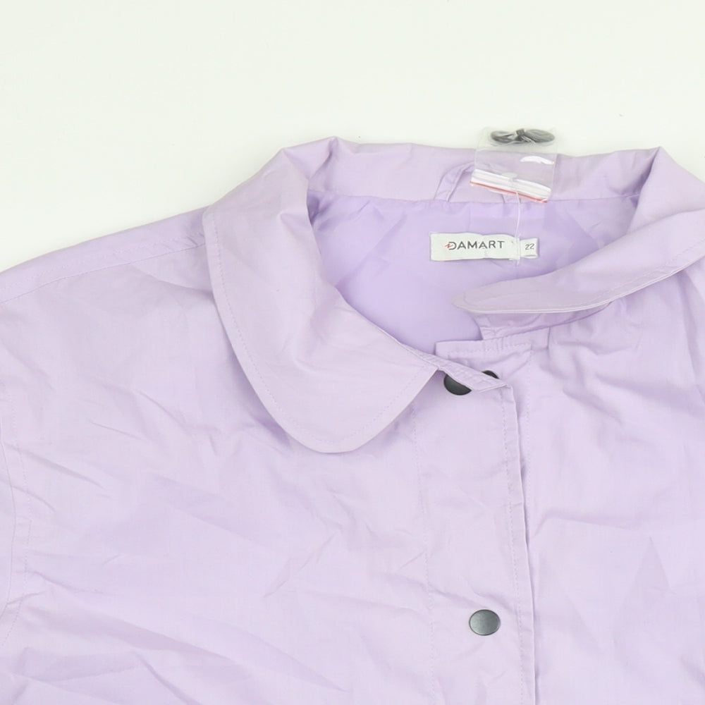 Womens UK Size 22 Damart Purple Jacket