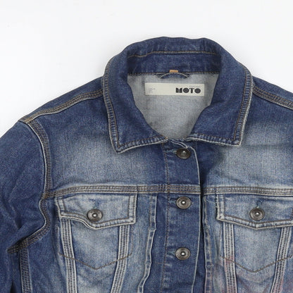 Womens UK Size 12 Topshop Blue Jacket