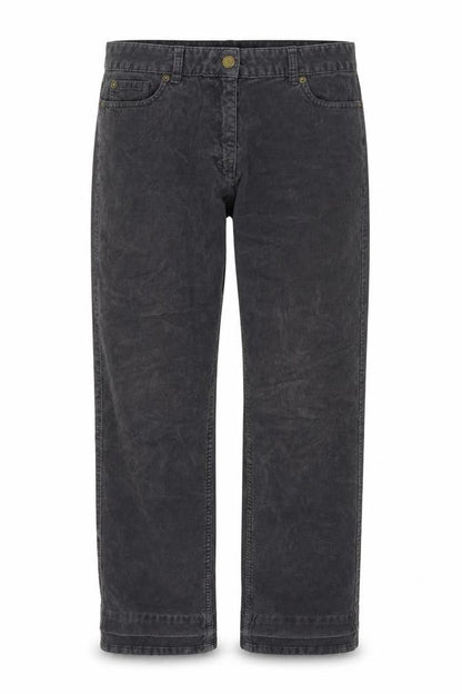 Marks & Spencer Womens Grey Camel Trousers Size 10 L27 in Regular Zip