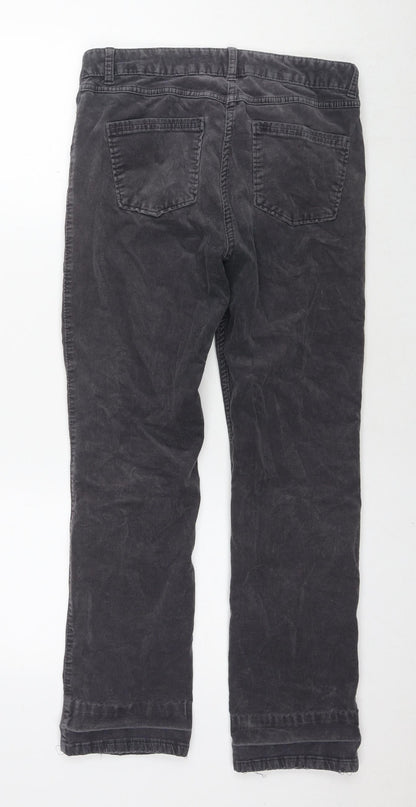 Womens UK Size 10 Marks and Spencer Regular Fit  Grey Trousers