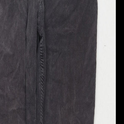Womens UK Size 10 Marks and Spencer Regular Fit  Grey Trousers