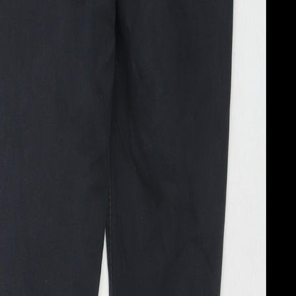 Topshop Womens Black Cotton Skinny Jeans Size 28 L30 in Regular Zip