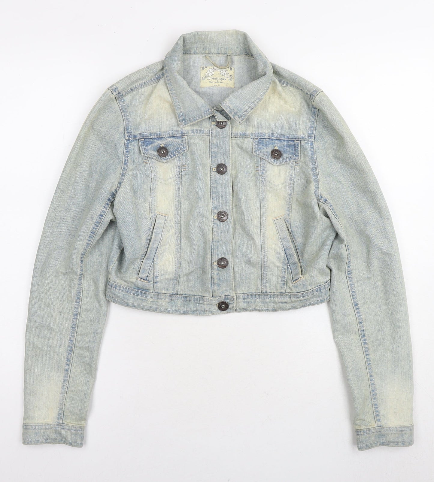Womens UK Size 12 Internacionale Blue Jacket