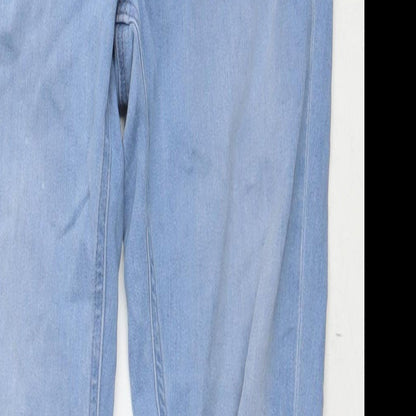 H&M Womens Blue Cotton Jegging Jeans Size 8 L30 in Regular