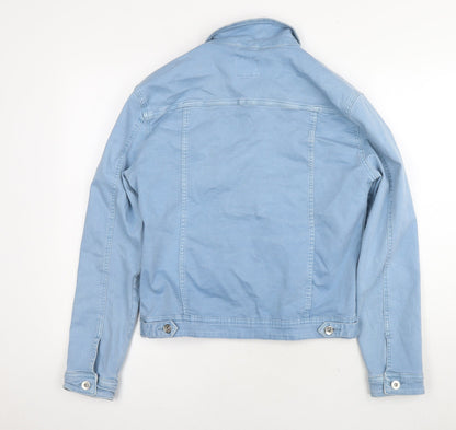 Voggo Womens Blue Jacket Size 2XL Button