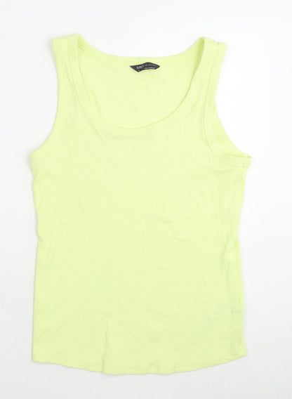 Womens UK Size 18 Marks and Spencer Green Basic Tank