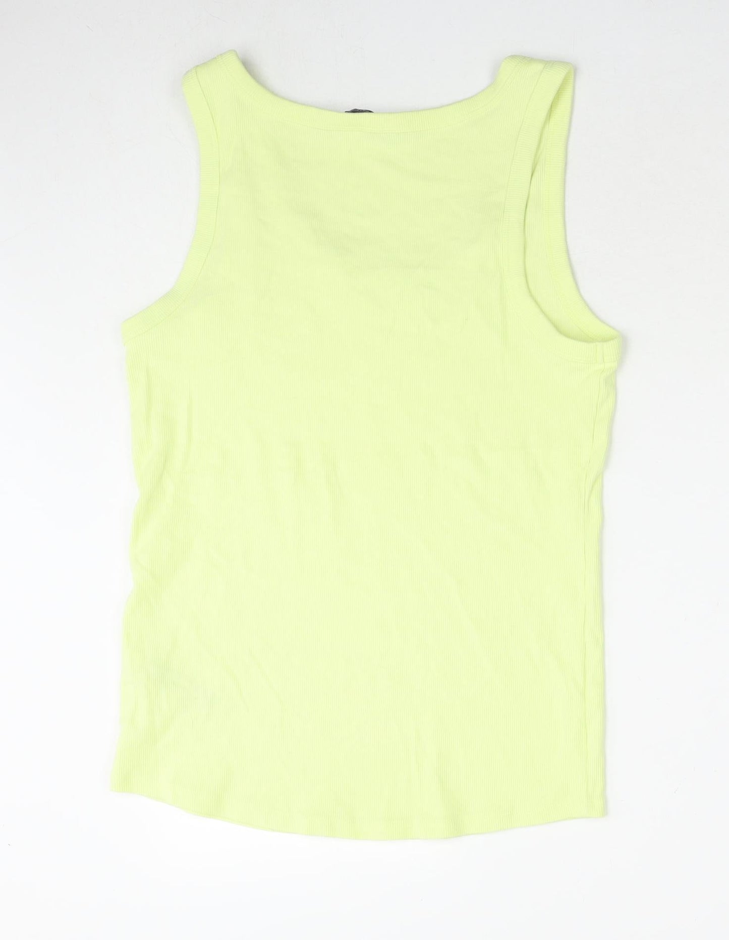 Womens UK Size 18 Marks and Spencer Green Basic Tank