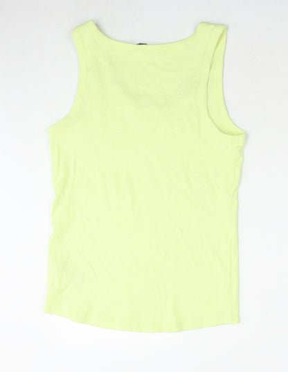 Womens UK Size 18 Marks and Spencer Green Basic Tank