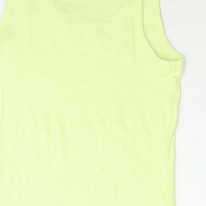 Womens UK Size 18 Marks and Spencer Green Basic Tank