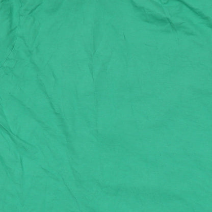 Womens UK Size 10 Disney Green Basic T-Shirt