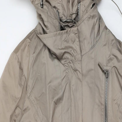 Eatagle Womens Beige Jacket Size 12 Zip