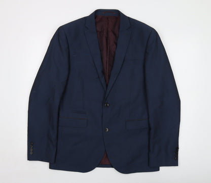 Mens UK Size 40 NEXT Regular Blue Suit Jacket