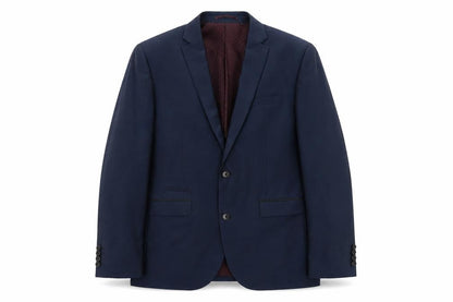 Next Mens Blue Polyester Jacket Suit Jacket Size 40 Regular