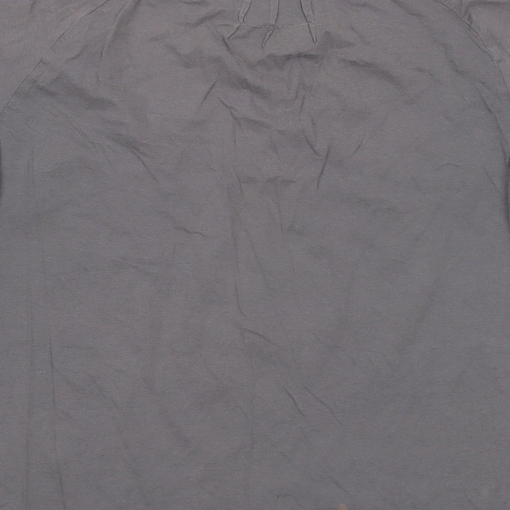 Womens UK Size M Numph Grey Basic T-Shirt
