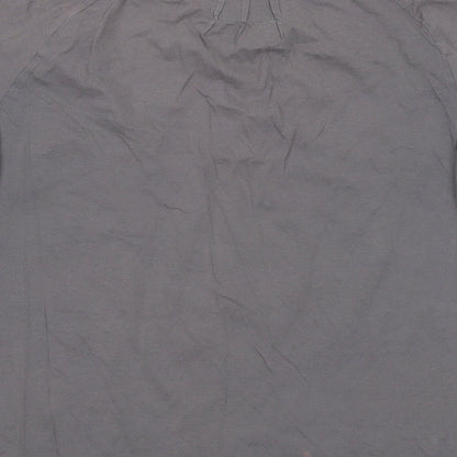 Womens UK Size M Numph Grey Basic T-Shirt