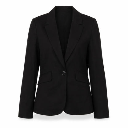 Warehouse Womens Black Jacket Size 10 Button