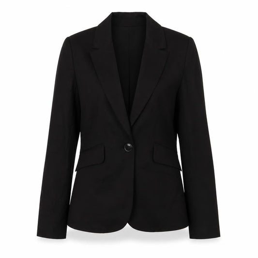 Warehouse Womens Black Jacket Size 10 Button