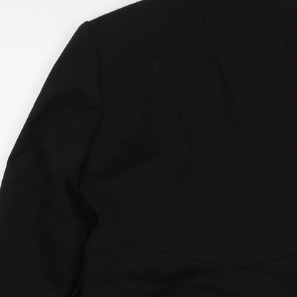 Warehouse Womens Black Jacket Size 10 Button