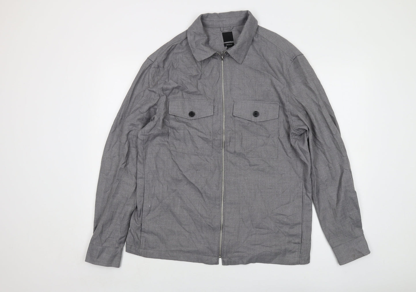 Mens UK Size L H&M Grey Jacket