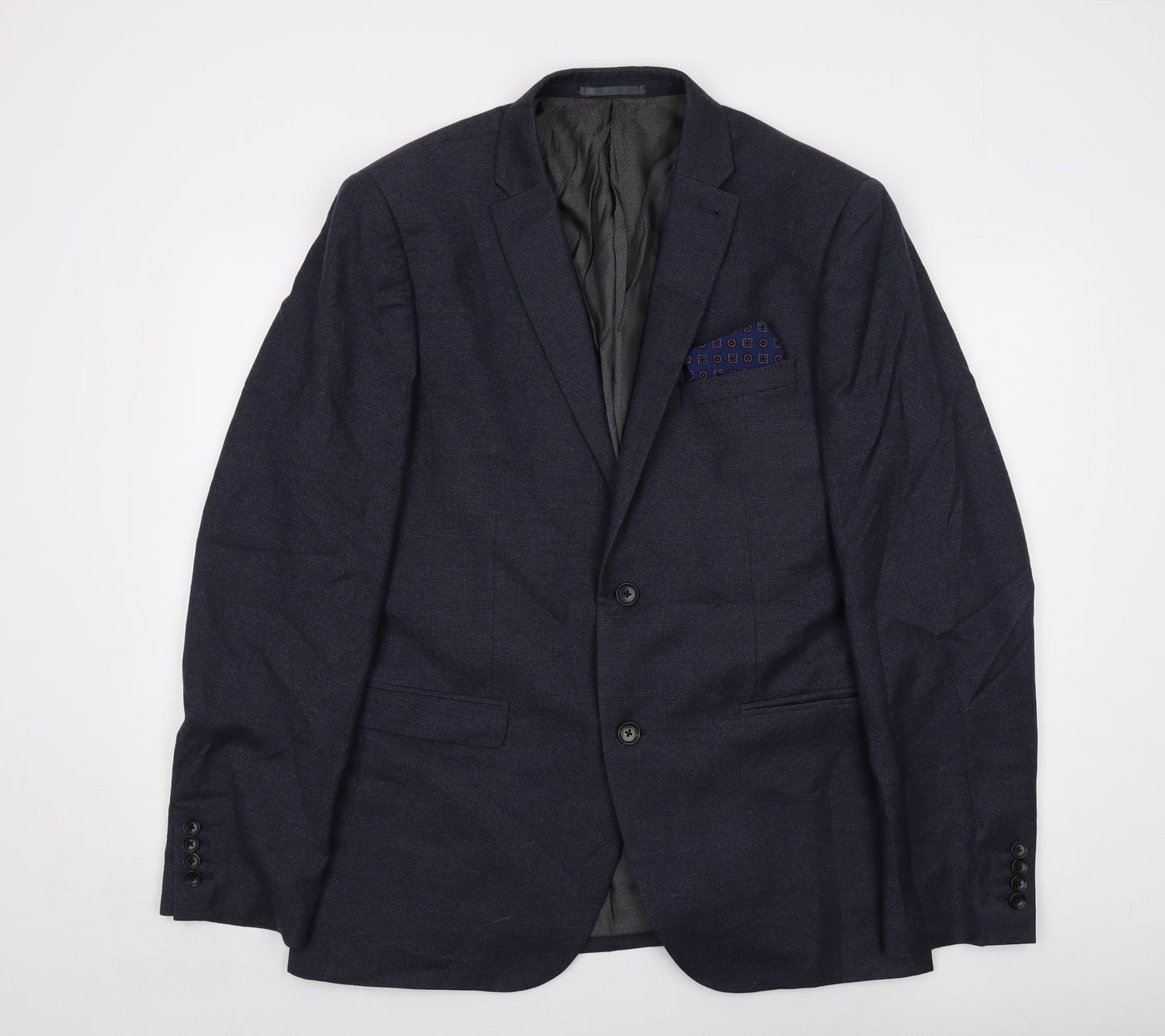 Mens UK Size 44 NEXT Regular Blue Suit Jacket