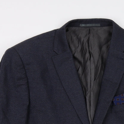 Mens UK Size 44 NEXT Regular Blue Suit Jacket