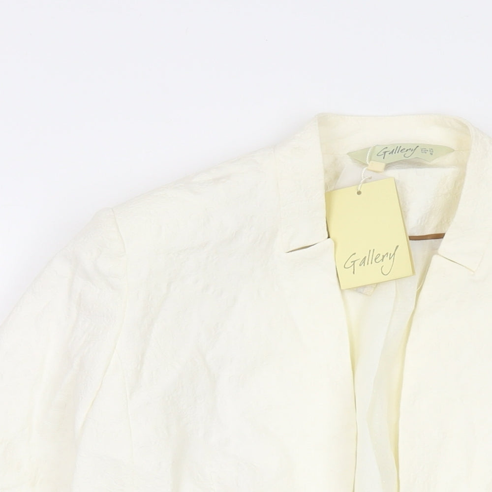 Womens UK Size 14 Gallery Ivory Jacket