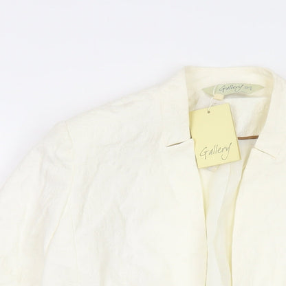 Womens UK Size 14 Gallery Ivory Jacket