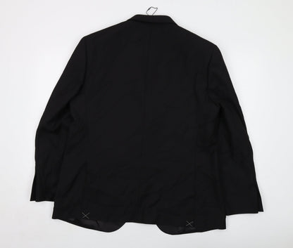 Mens UK Size 42 Marks and Spencer Regular Black Suit Jacket