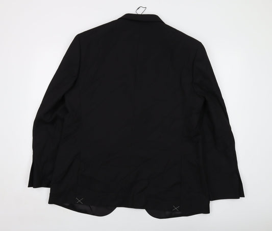 Mens UK Size 42 Marks and Spencer Regular Black Suit Jacket