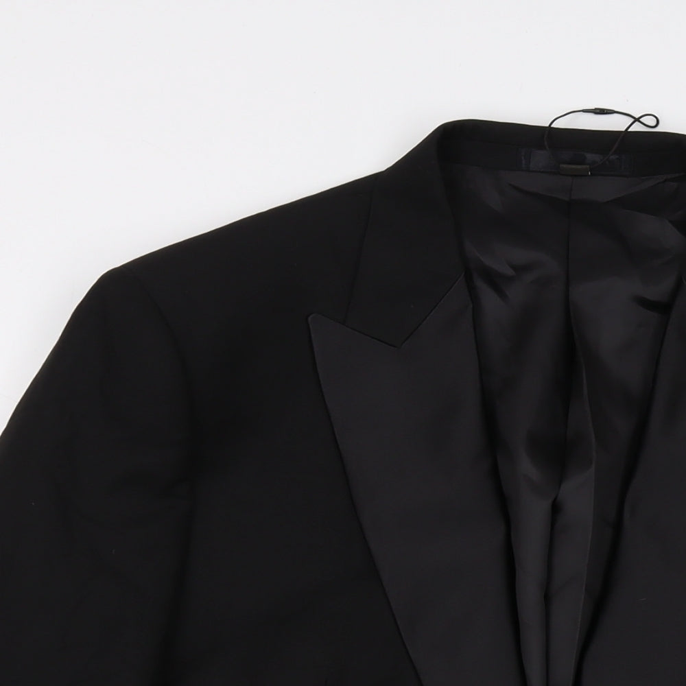 Mens UK Size 42 Marks and Spencer Regular Black Suit Jacket