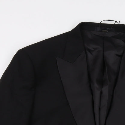 Mens UK Size 42 Marks and Spencer Regular Black Suit Jacket