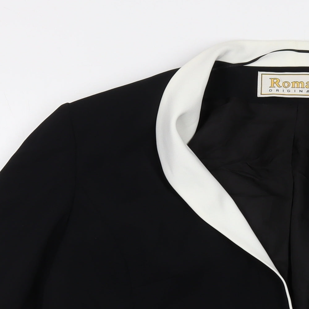 Womens UK Size 16 Roman Black Jacket