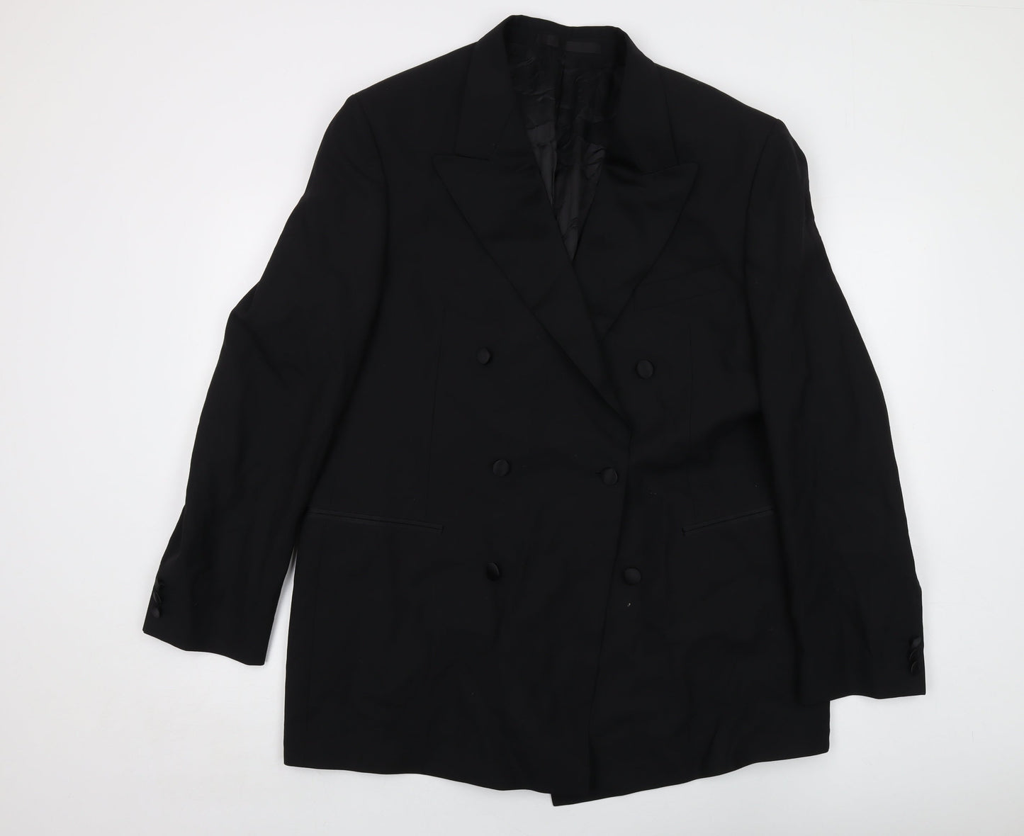 Mens UK Size 44 Marks and Spencer Regular Black Suit Jacket
