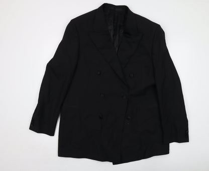 Mens UK Size 44 Marks and Spencer Regular Black Suit Jacket
