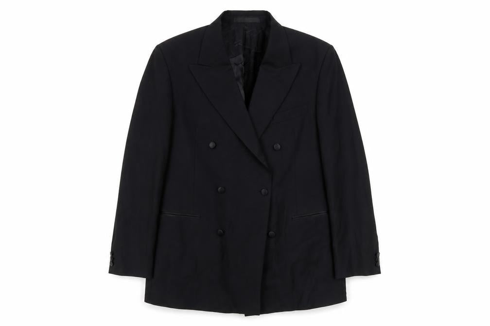 Marks & Spencer Mens Black Wool Jacket Suit Jacket Size 44 Regular