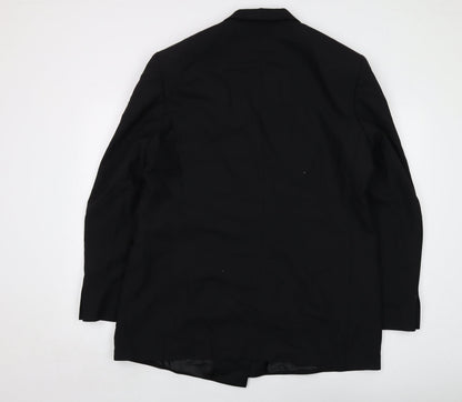 Mens UK Size 44 Marks and Spencer Regular Black Suit Jacket