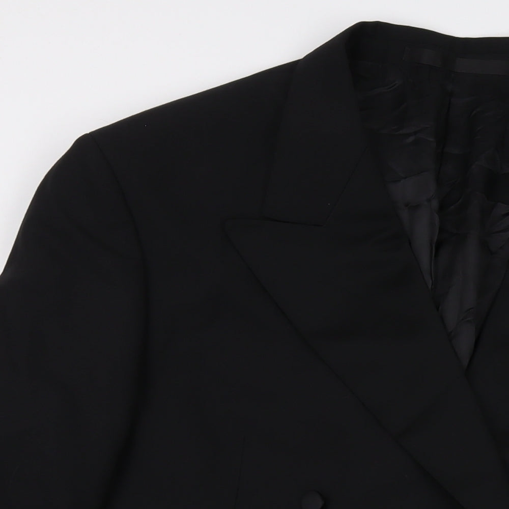 Mens UK Size 44 Marks and Spencer Regular Black Suit Jacket