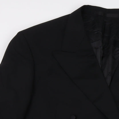 Mens UK Size 44 Marks and Spencer Regular Black Suit Jacket