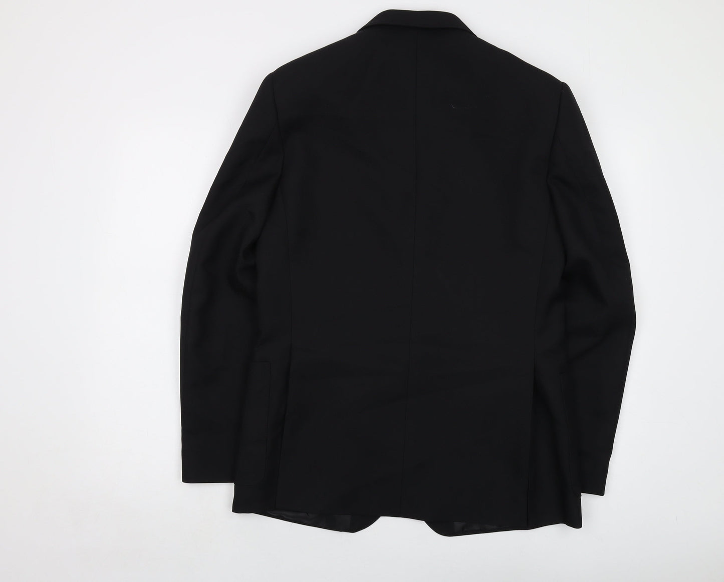 John Lewis Boys Black Jacket Size 16 Years Button