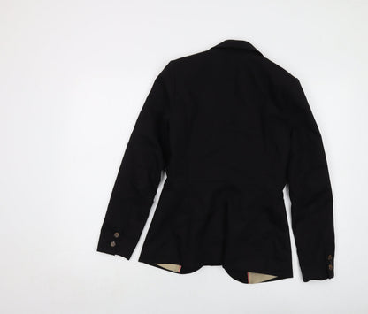 Womens UK Size 6 H&M Black Jacket