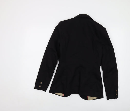 Womens UK Size 6 H&M Black Jacket