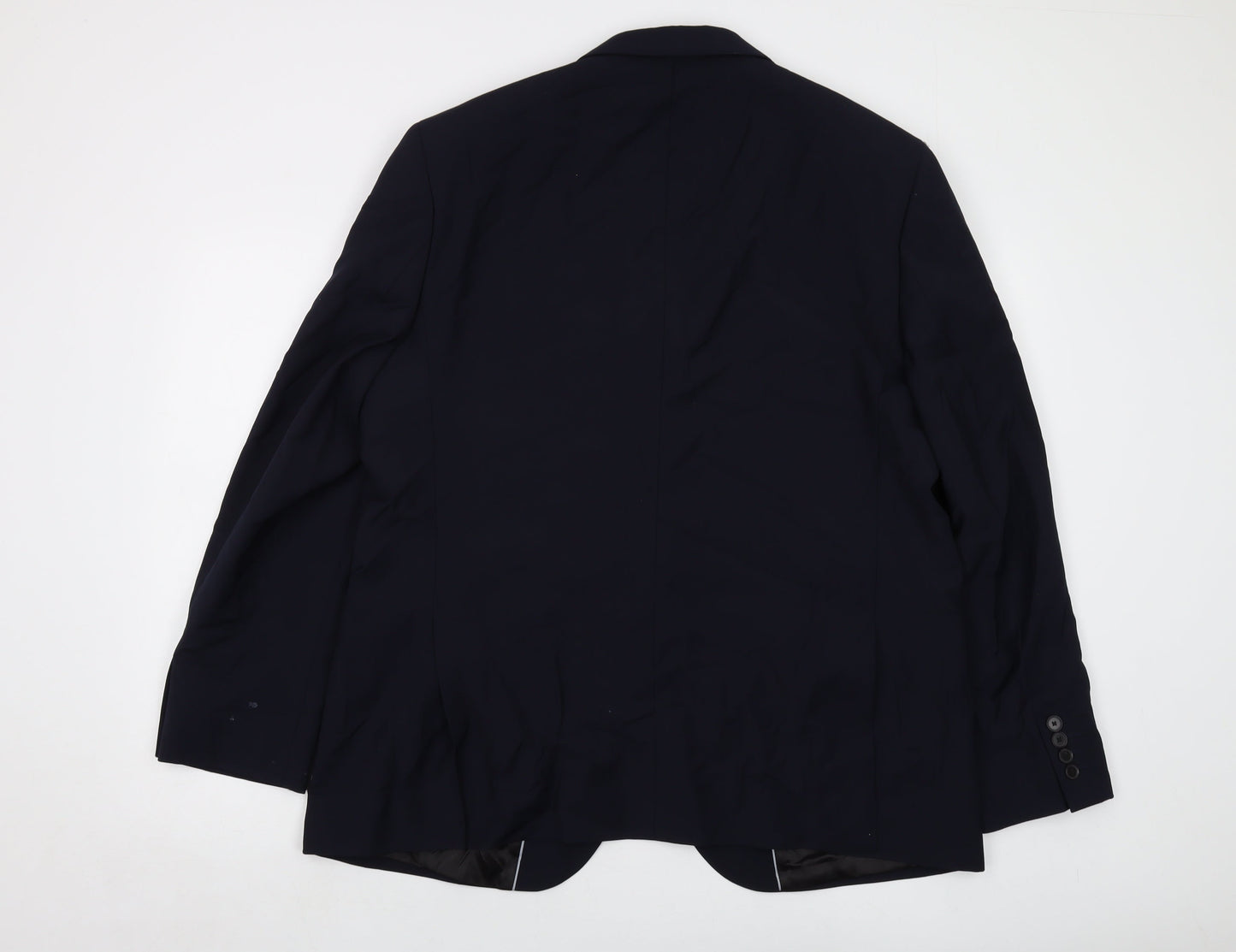Mens UK Size 46 Marks and Spencer Regular Blue Suit Jacket