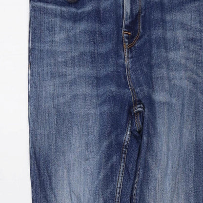 ASOS Mens Blue Cotton Skinny Jeans Size 29 in L30 in Regular Button