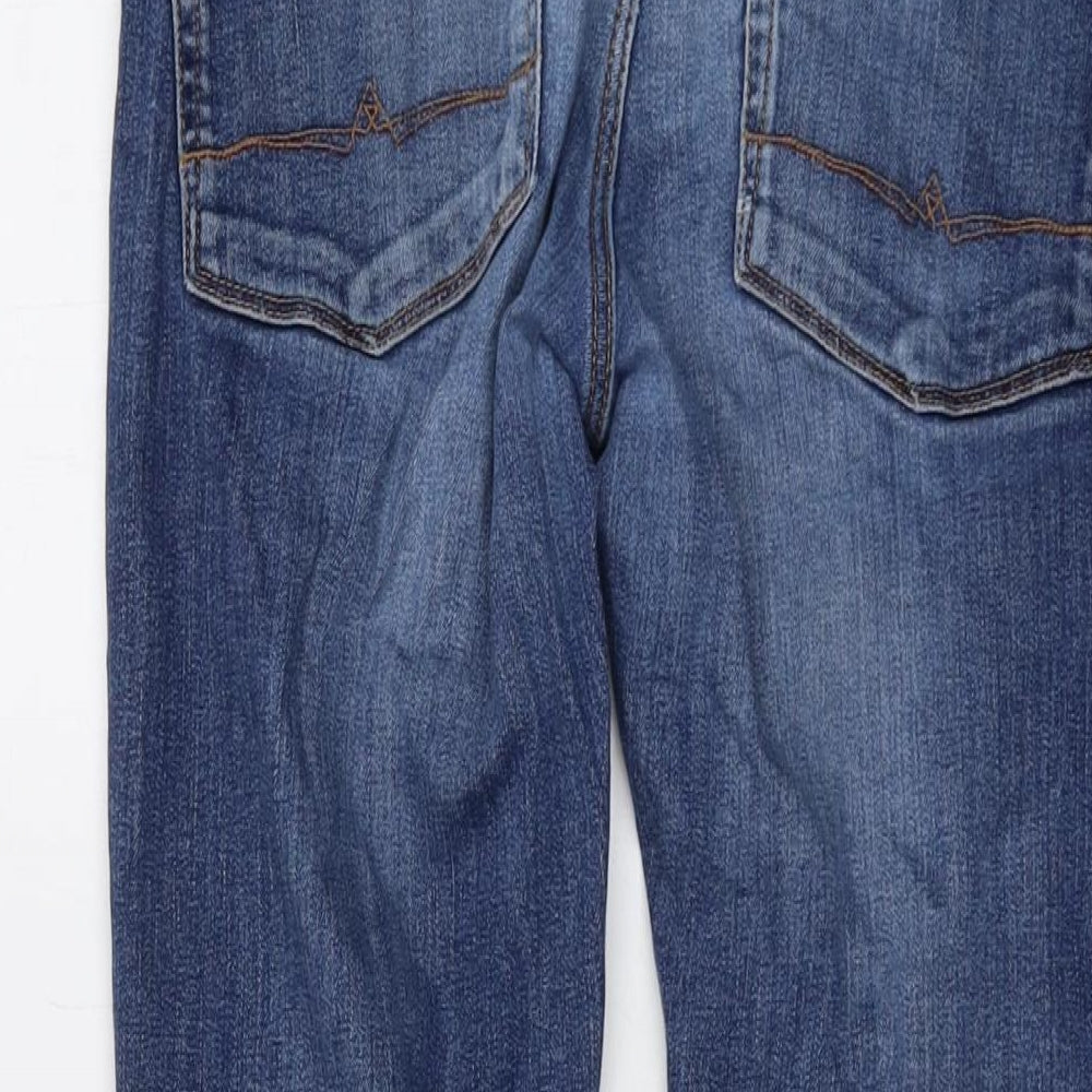 ASOS Mens Blue Cotton Skinny Jeans Size 29 in L30 in Regular Button