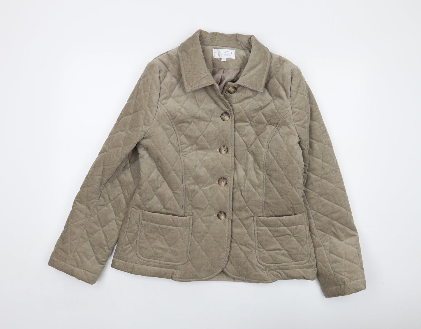 Womens UK Size 12 Cotswold Beige Jacket
