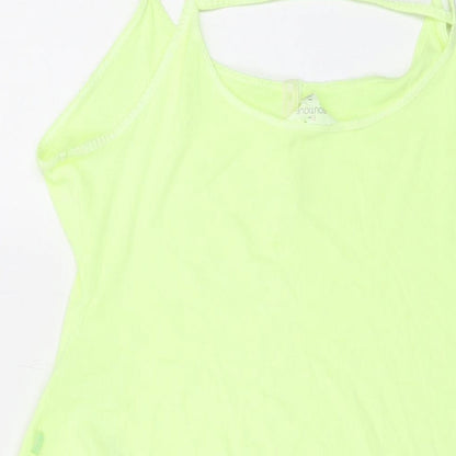 By Boutique Womens Green Cotton Bodysuit One-Piece Size XL Snap