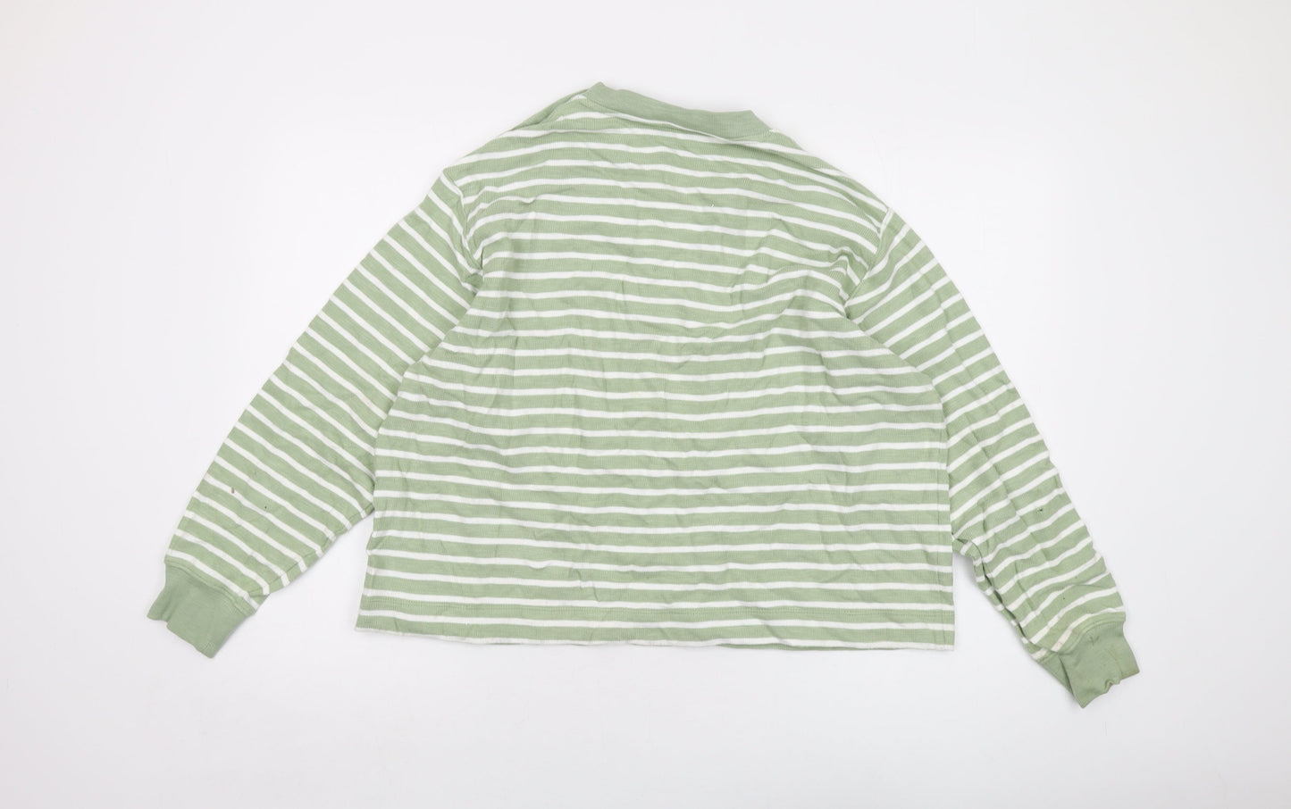 Womens UK Size L Marks and Spencer Green Pullover Sweatshirt