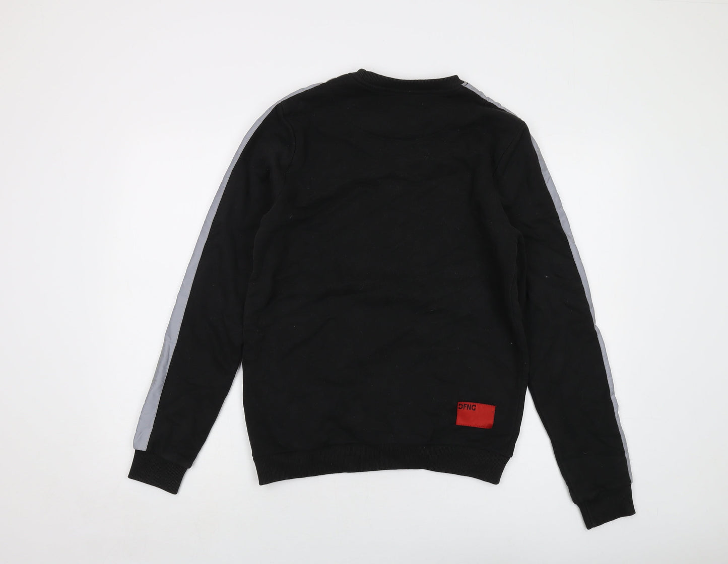 Mens UK Size M DFND Black Pullover Sweatshirt